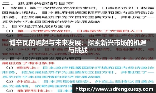 博辛瓦的崛起与未来发展：探索新兴市场的机遇与挑战