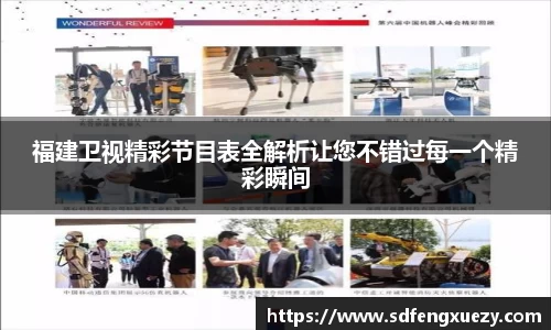 福建卫视精彩节目表全解析让您不错过每一个精彩瞬间